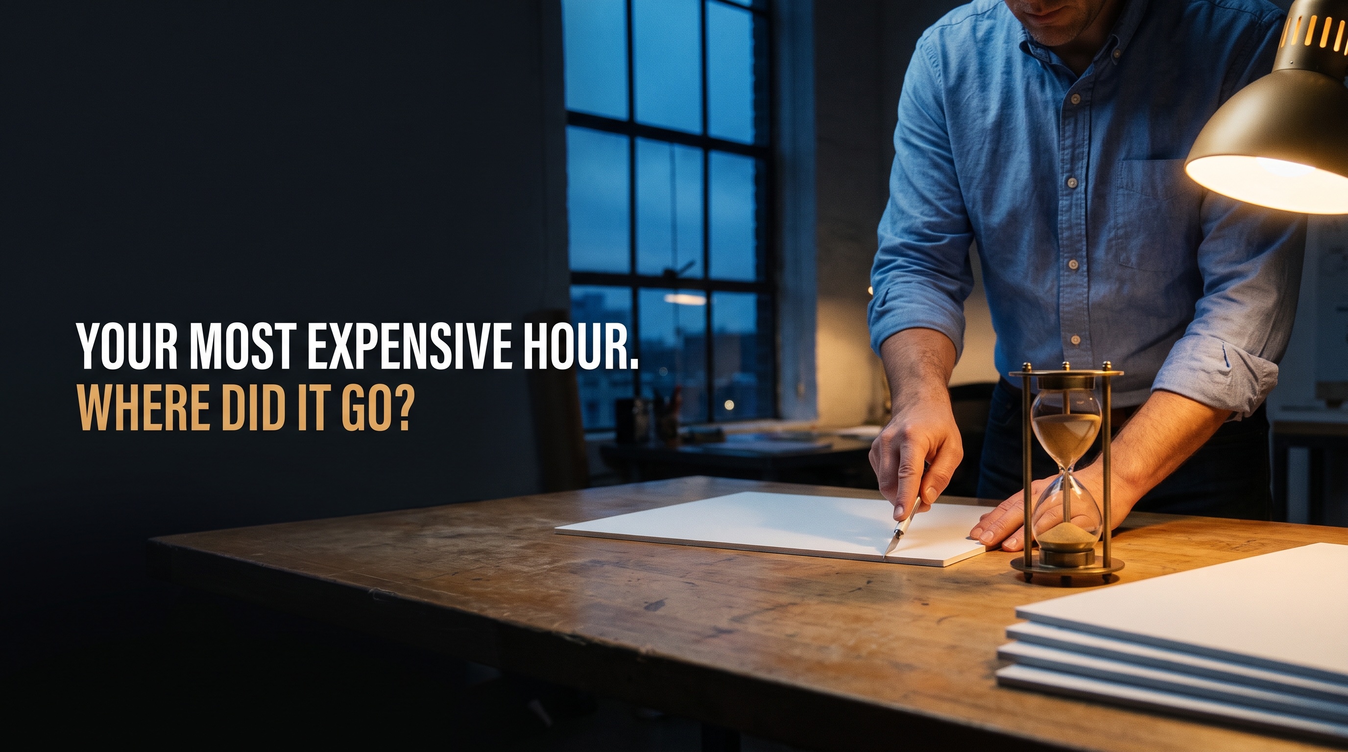 Your Most Expensive Delivery Hour Is the Owner's. Here's Where Senior Time Should Go.
